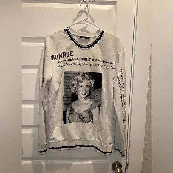 Dolce & gabbana Marilyn Monroe unisex sweatshirt 52 - Picture 2 of 8
